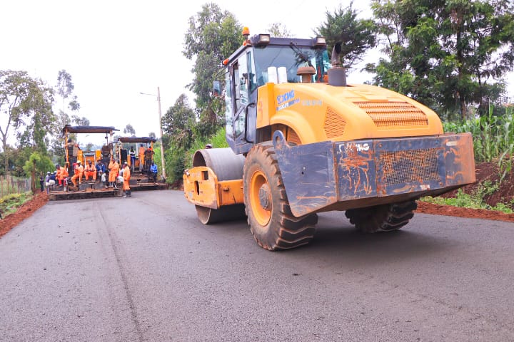 Inspection Of Progress On The Kanduma-Kwa Mindo Acre Moja Road