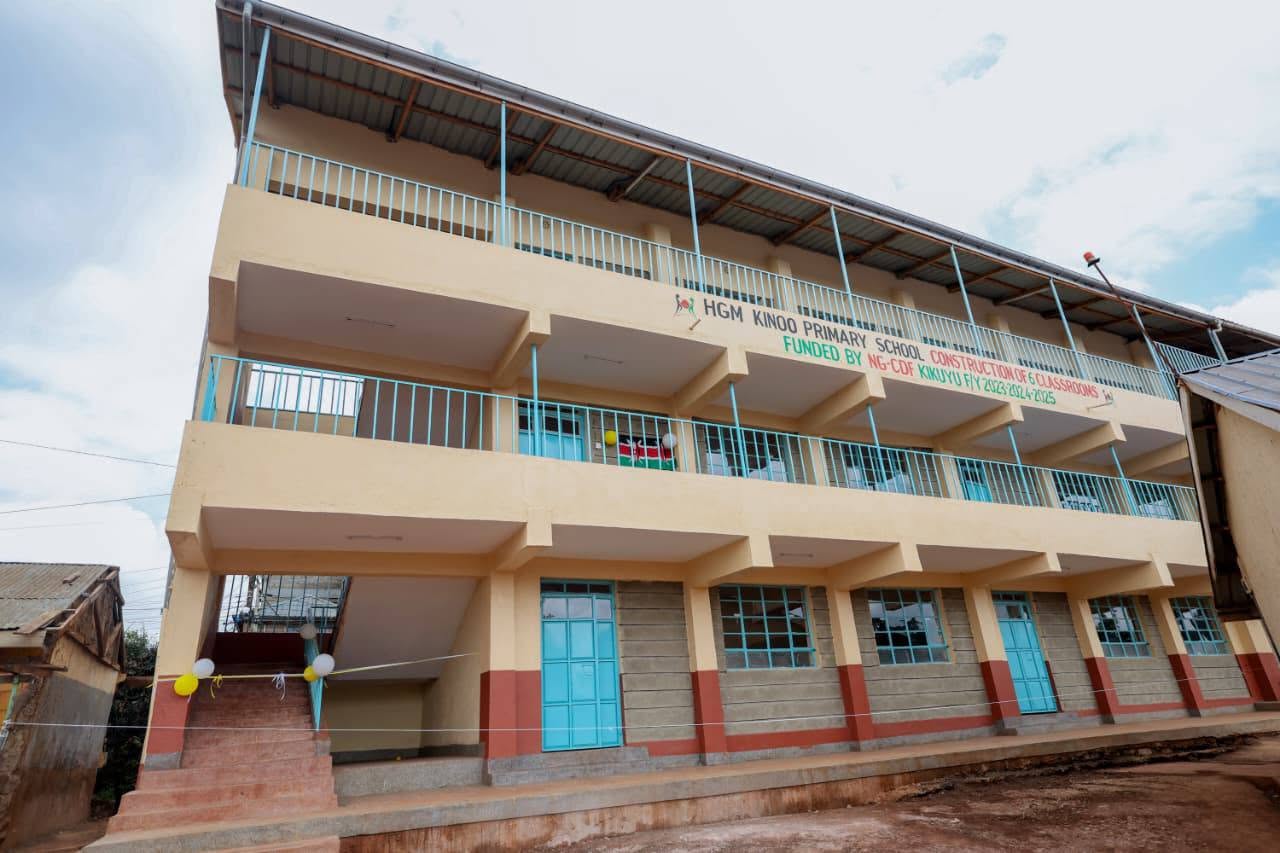 Commissioning a Classroom Block in Kinoo HGM Comprehensive School, Kinoo Ward & Inspection of Ongoing Road Construction Works in Sigona Ward